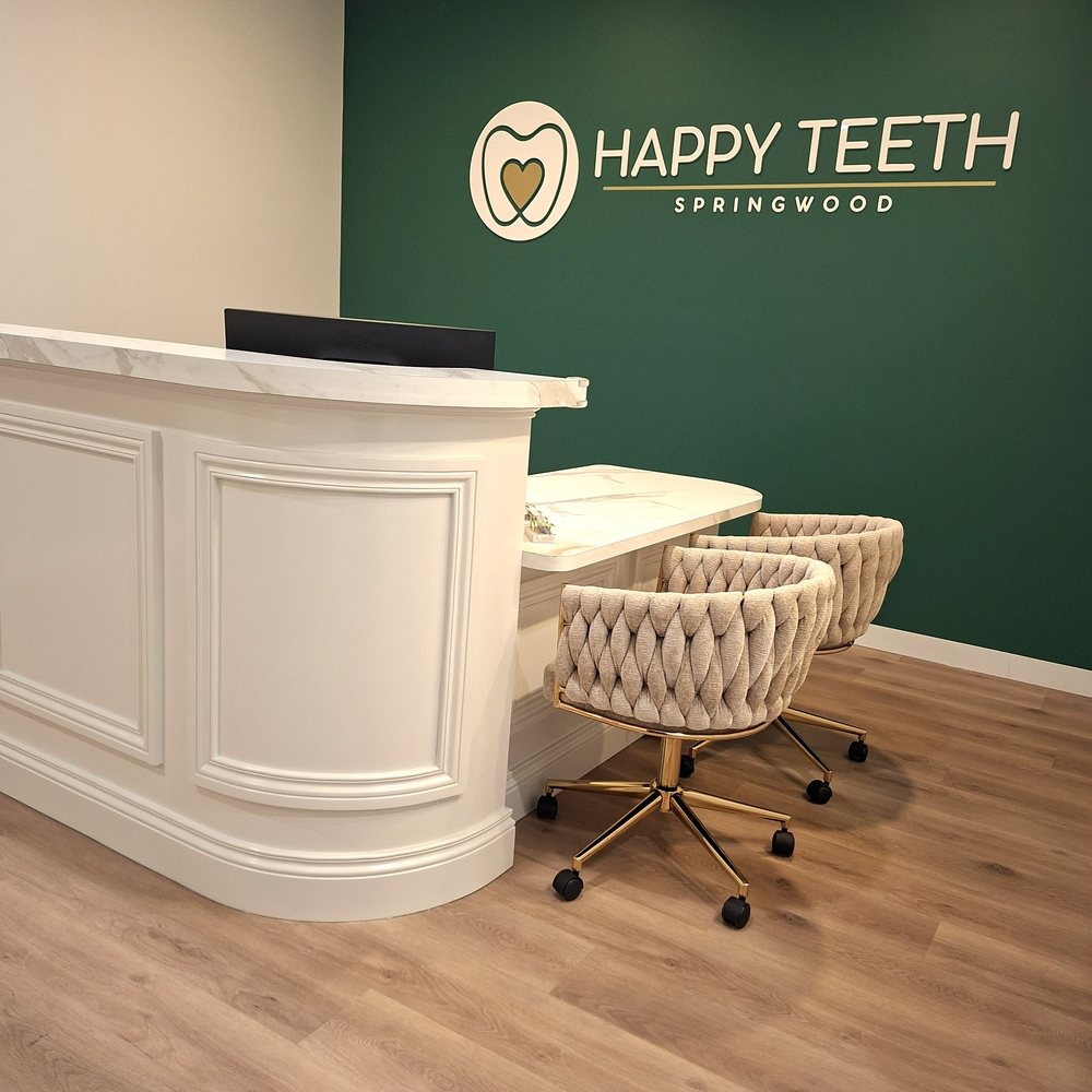 The reception area at Happy Teeth Springwood
